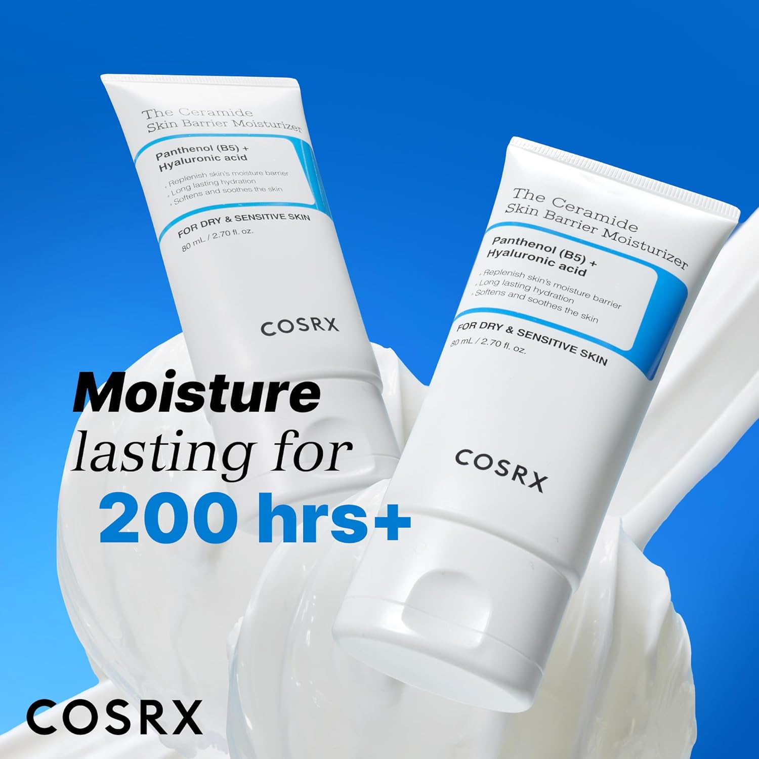 COSRX The Ceramide Skin Barrier Moisturizer 80ml | Hydrating Face Cream for Dry & Sensitive Skin | Daily Moisturizer for Skin Barrier Repair | Perfect for Night Routine & Winter Skincare