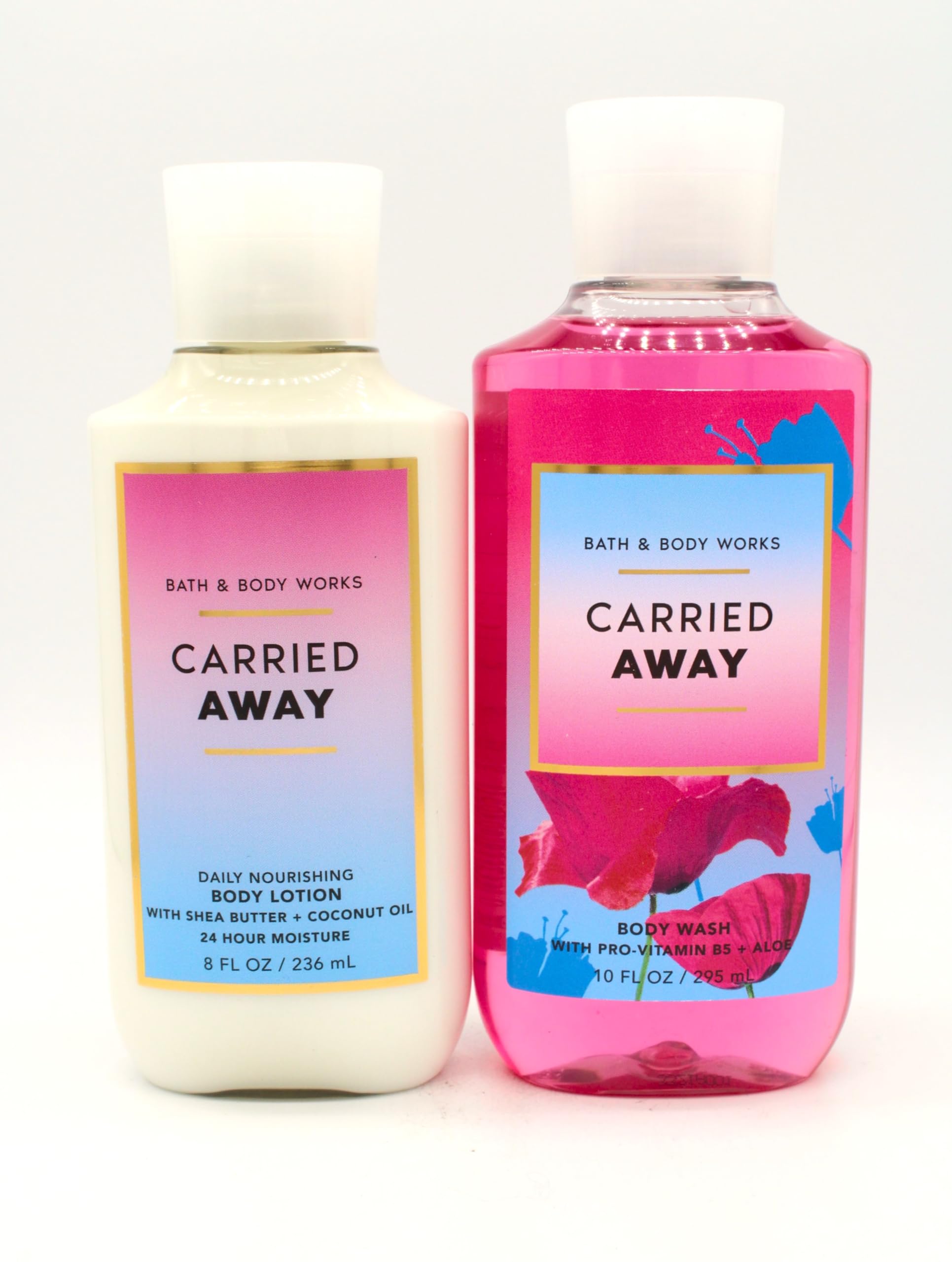 Carried Away Bath & Body Set - Shower Gel & Body Lotion Bundle | Moisturizing & Relaxing Bath Essentials for Women | Perfect for Daily Shower, Spa Day & Gift Giving
