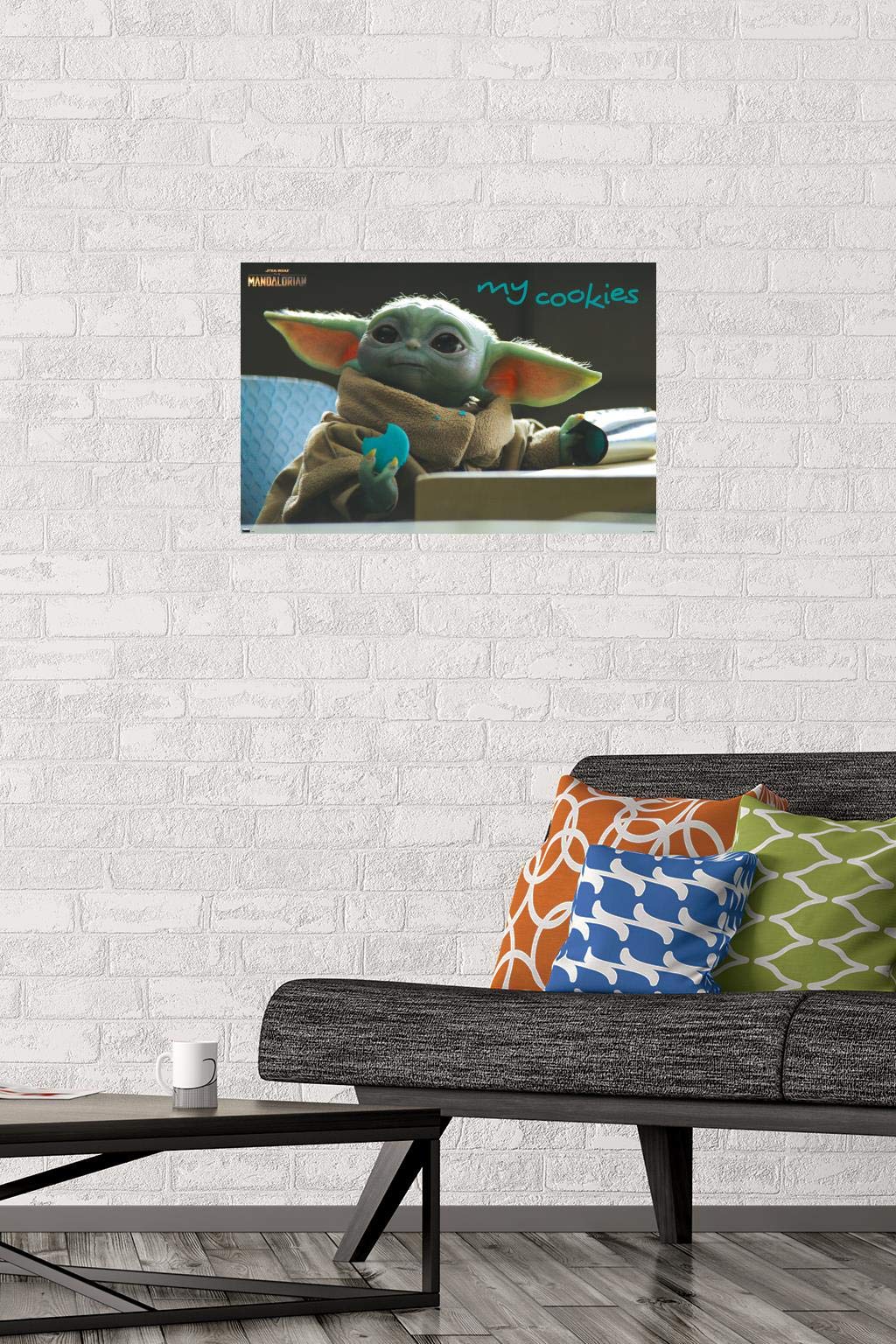 Star Wars The Mandalorian Season 2 The Child Cookies Wall Poster - 22.4