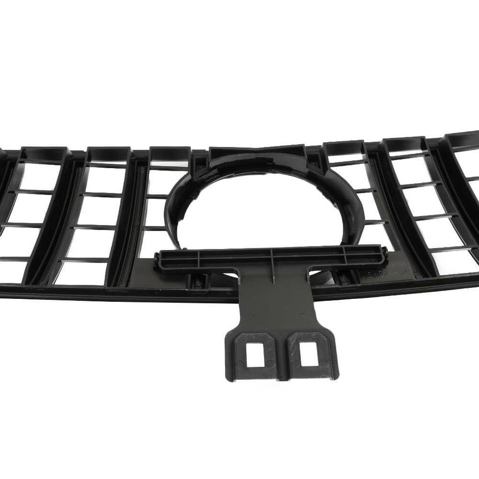 CCTUNING Chrome Silver Front Grill for Mercedes-Benz C Class W204 GT GTR (2008-2014) - Compatible with C180 C200 C250 C300 C350 Models | Enhances Vehicle Style & Aerodynamics | Perfect for Car Upgrades & Show Events