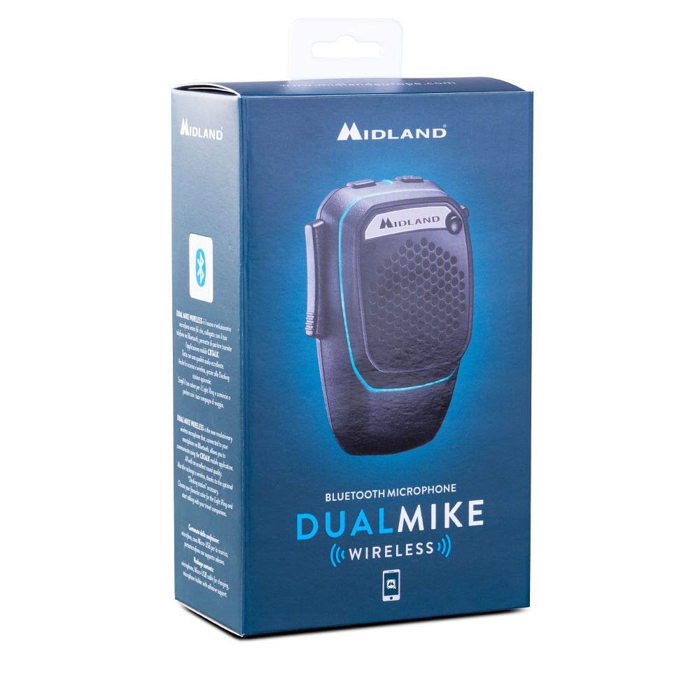 Midland C1363 Dual Microphone Wireless CB Radio with Analog & Digital Modes, Bluetooth Connectivity - Includes 1 Mic, USB Cable & Car Mount - Perfect for Trucking, Off-Roading & Emergency Communication