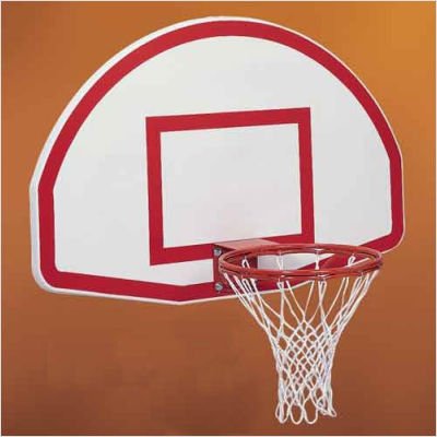 Draper A0133 Aluminum Basketball Backboard - Durable Fan-Shaped Hoop for Indoor & Outdoor Play - Perfect for Driveway, Gym, and Backyard Basketball Games