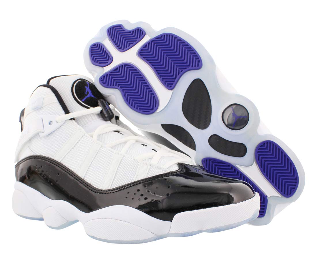 Air Jordan 6 Rings Basketball Shoes for Men - Retro Style Sneakers with Cushioning - Perfect for Court Play, Streetwear & Sneaker Collectors
