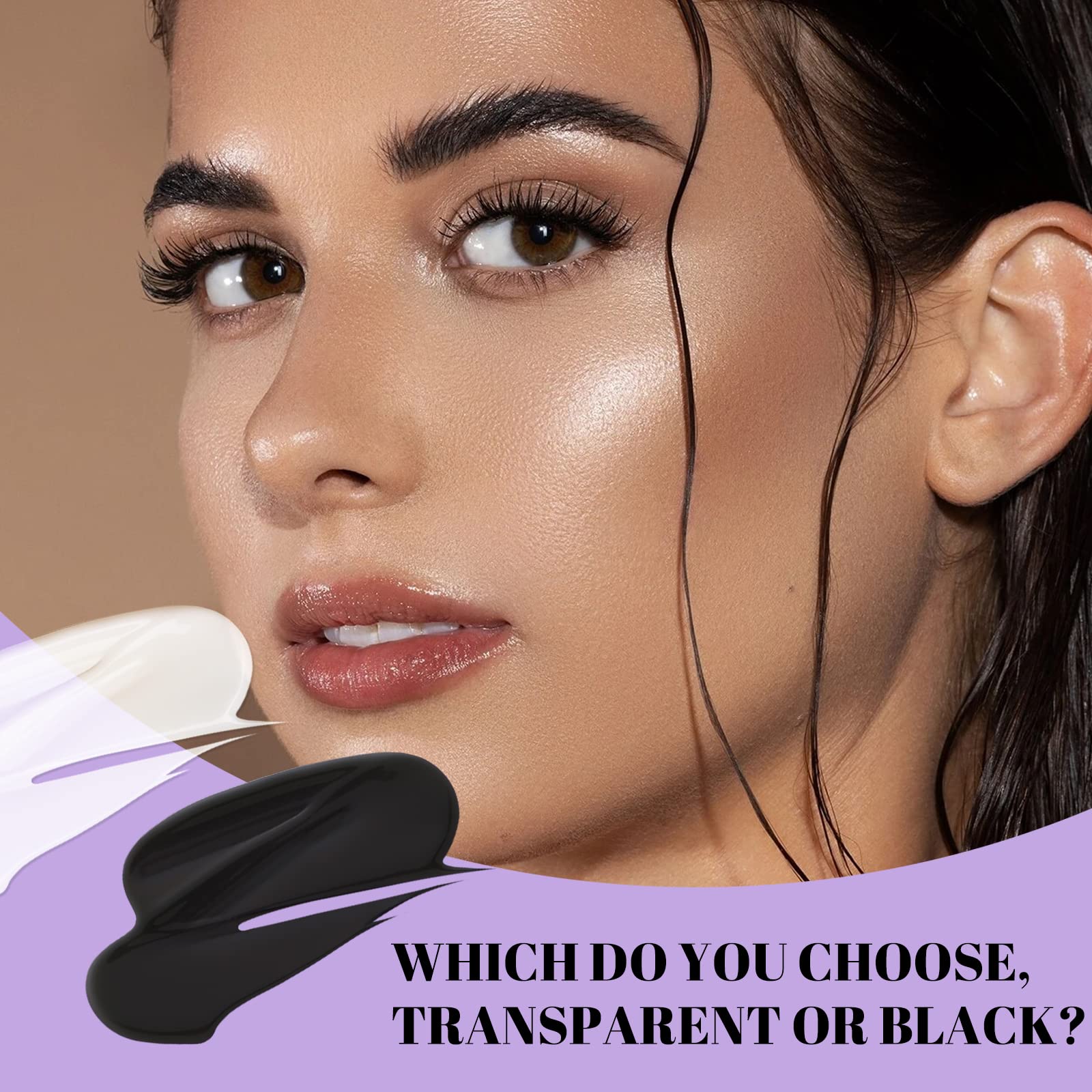 Waterproof Black Eyelash Glue for Sensitive Eyes - Fast Drying, Long Lasting DIY Lash Extension Adhesive (5ml) - Perfect for Professional Salon Use or Home Lash Extensions