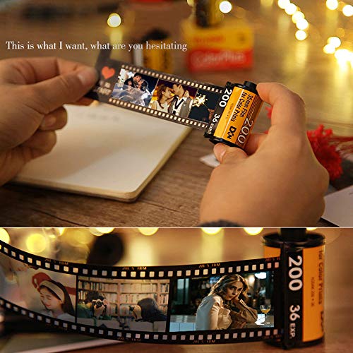 Custom Photo Keychain for Women - Personalized Camera Film Roll Keychain with Pictures - Perfect Gift for Birthdays, Anniversaries & Travel Memories