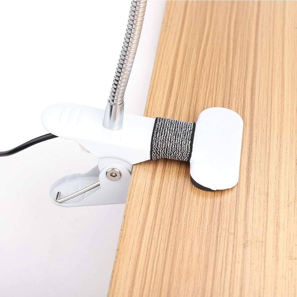 Yosoo LED Lash Lamp with USB Power - Adjustable Clip On Makeup Light for Eyebrow, Lip, Nail & Reading | Perfect for Bedside, Desk, Manicure & Beauty Salon Use