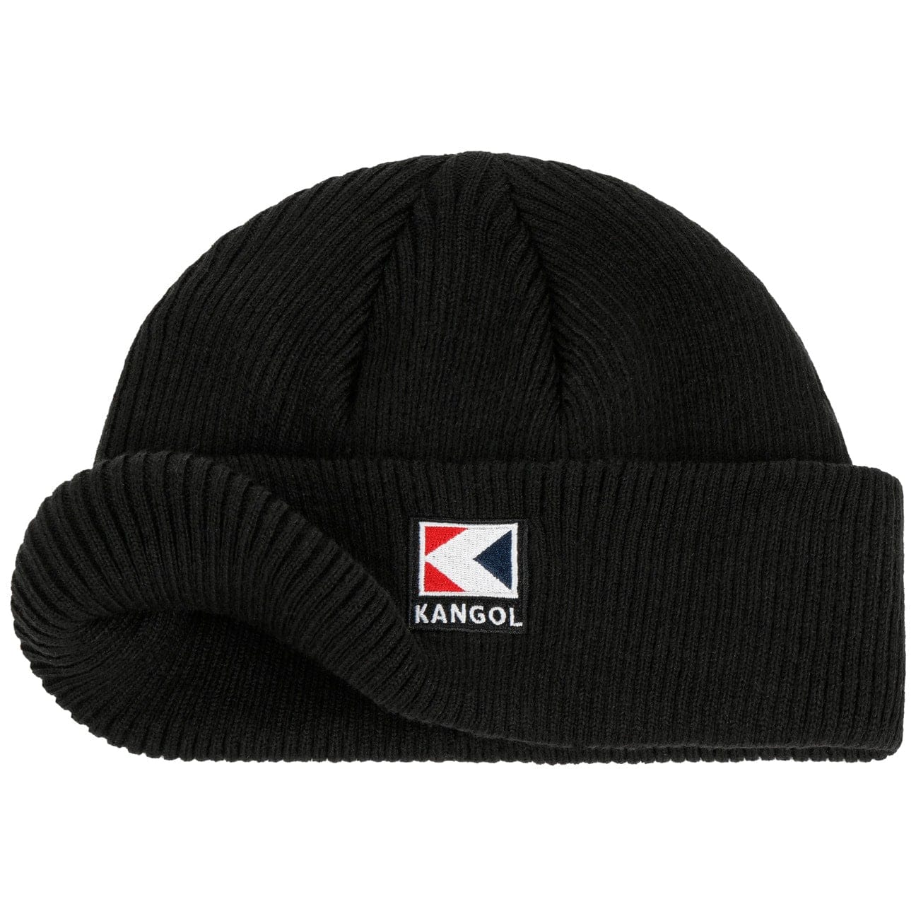 Kangol Service K Rib Short Beanie Hat - Warm Winter Knit Cap for Men & Women - Perfect for Skiing, Snowboarding & Outdoor Activities