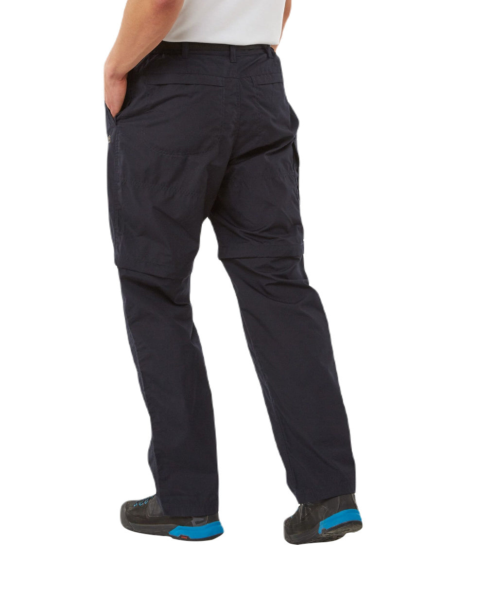 Craghoppers Men's Kiwi Convertible Pants - Lightweight Quick-Dry Hiking Trousers with Zip-Off Legs for Outdoor Adventures & Travel