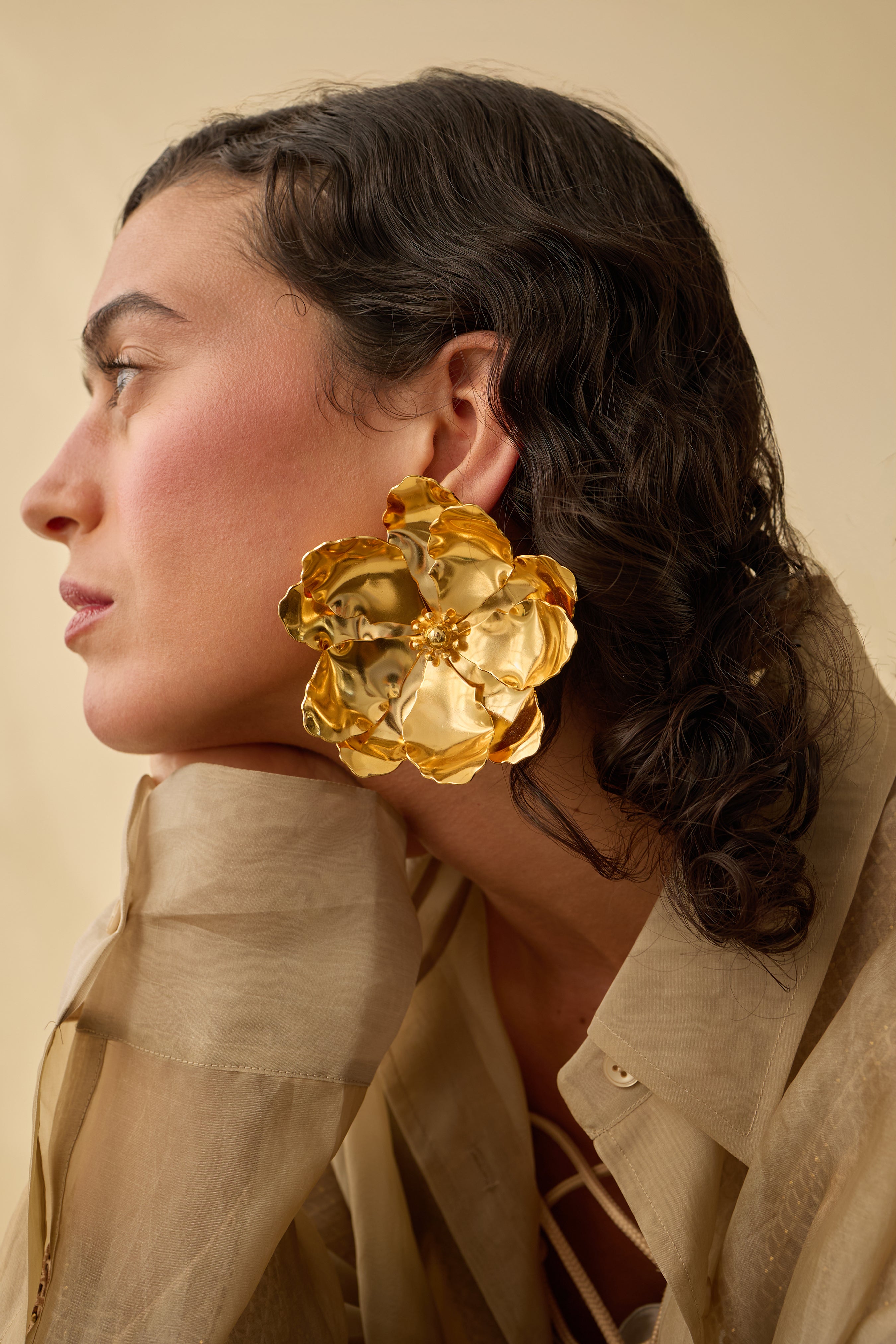 Lilly Bloom Clip On Earrings for Women - Non-Pierced Fashion Earrings for Parties & Special Occasions