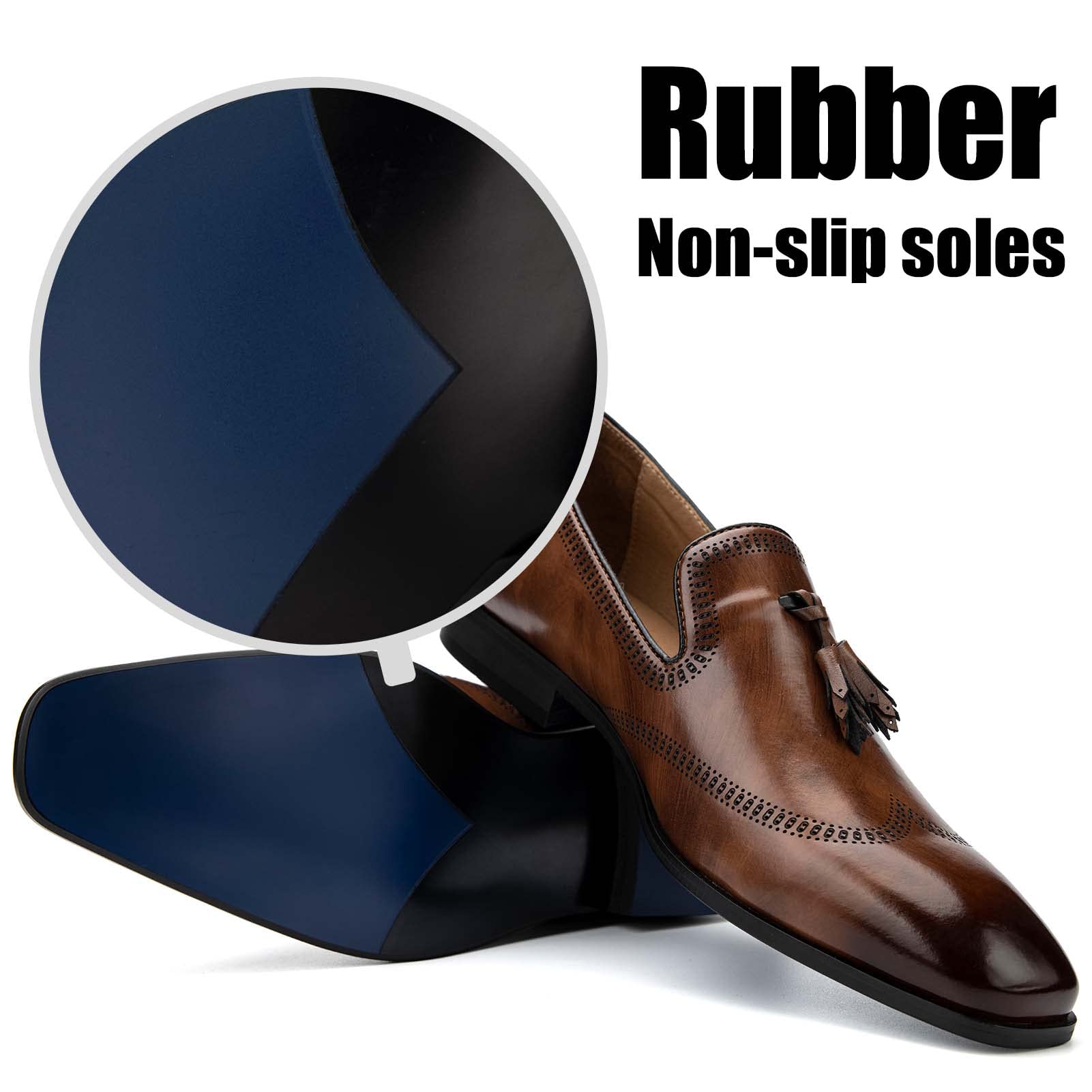 JITAI Men's Slip-On Loafers - Casual Driving Shoes for Business & Dress Wear | Comfortable & Stylish for Office, Travel & Daily Wear