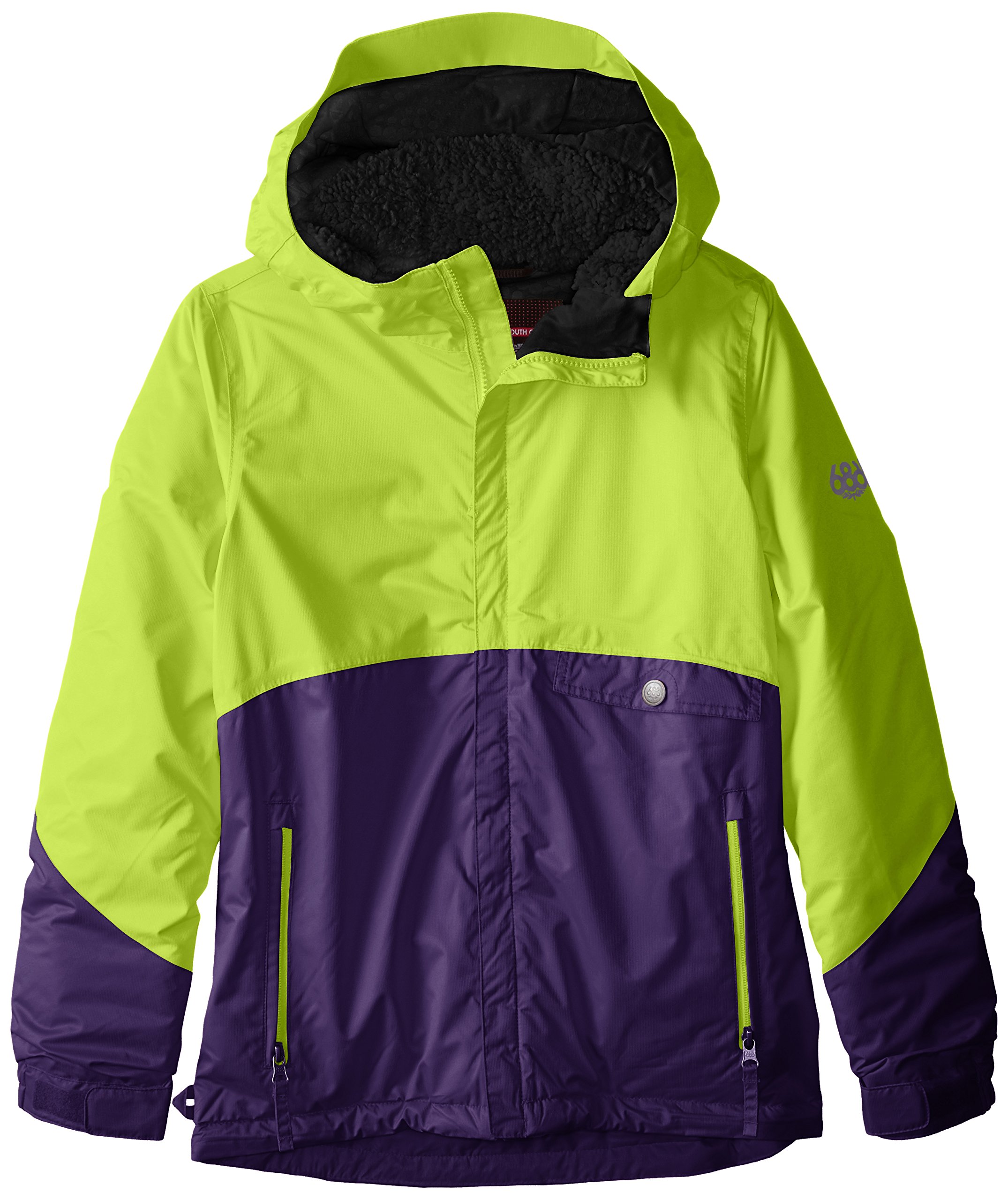 686 Girl's Wendy Insulated Jacket - Warm Winter Coat for Girls, Waterproof Snow Jacket with Hood - Perfect for Skiing, Snowboarding & Outdoor Activities