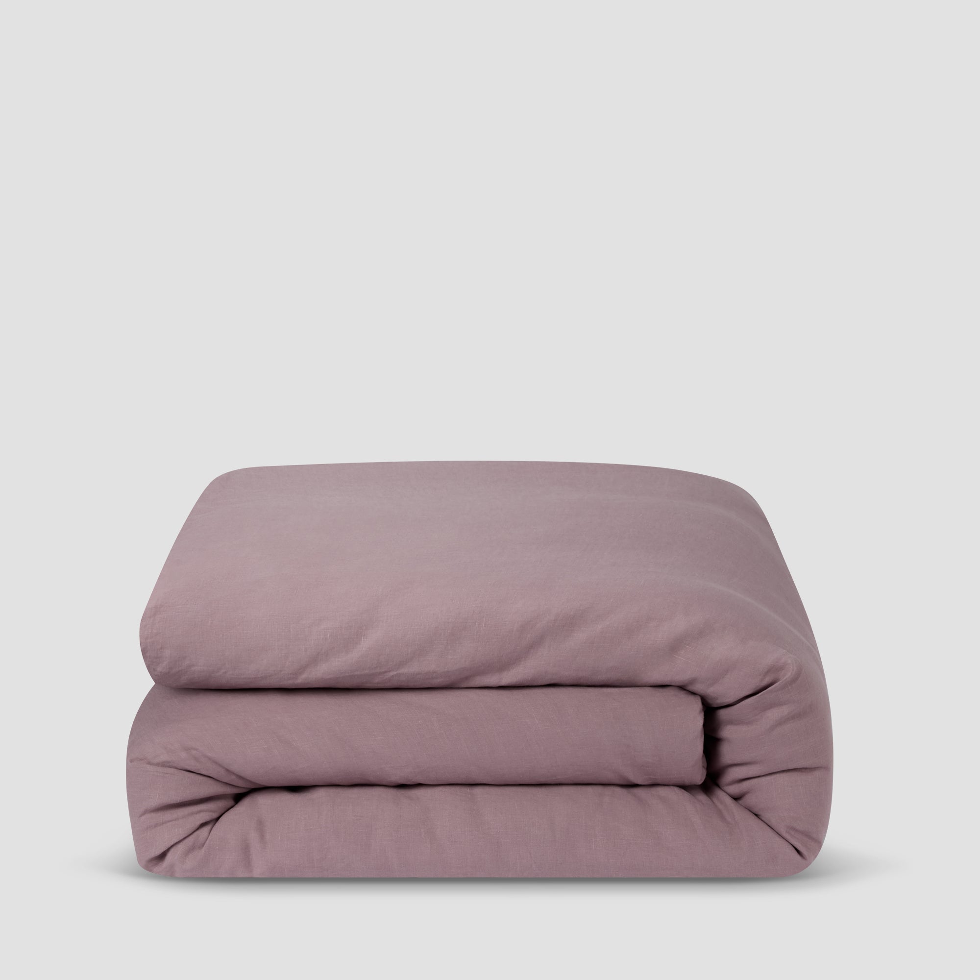 Premium Elderberry Linen Blend Duvet Cover Set - Soft & Breathable Bedding for All Seasons - Perfect for Master Bedroom, Guest Room & Vacation Homes