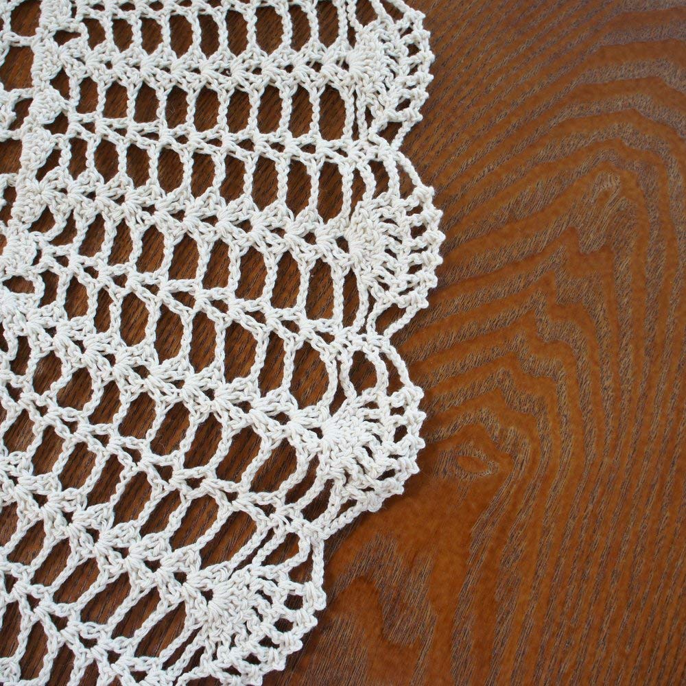 Handmade Crochet Cotton Tablecloth 35
