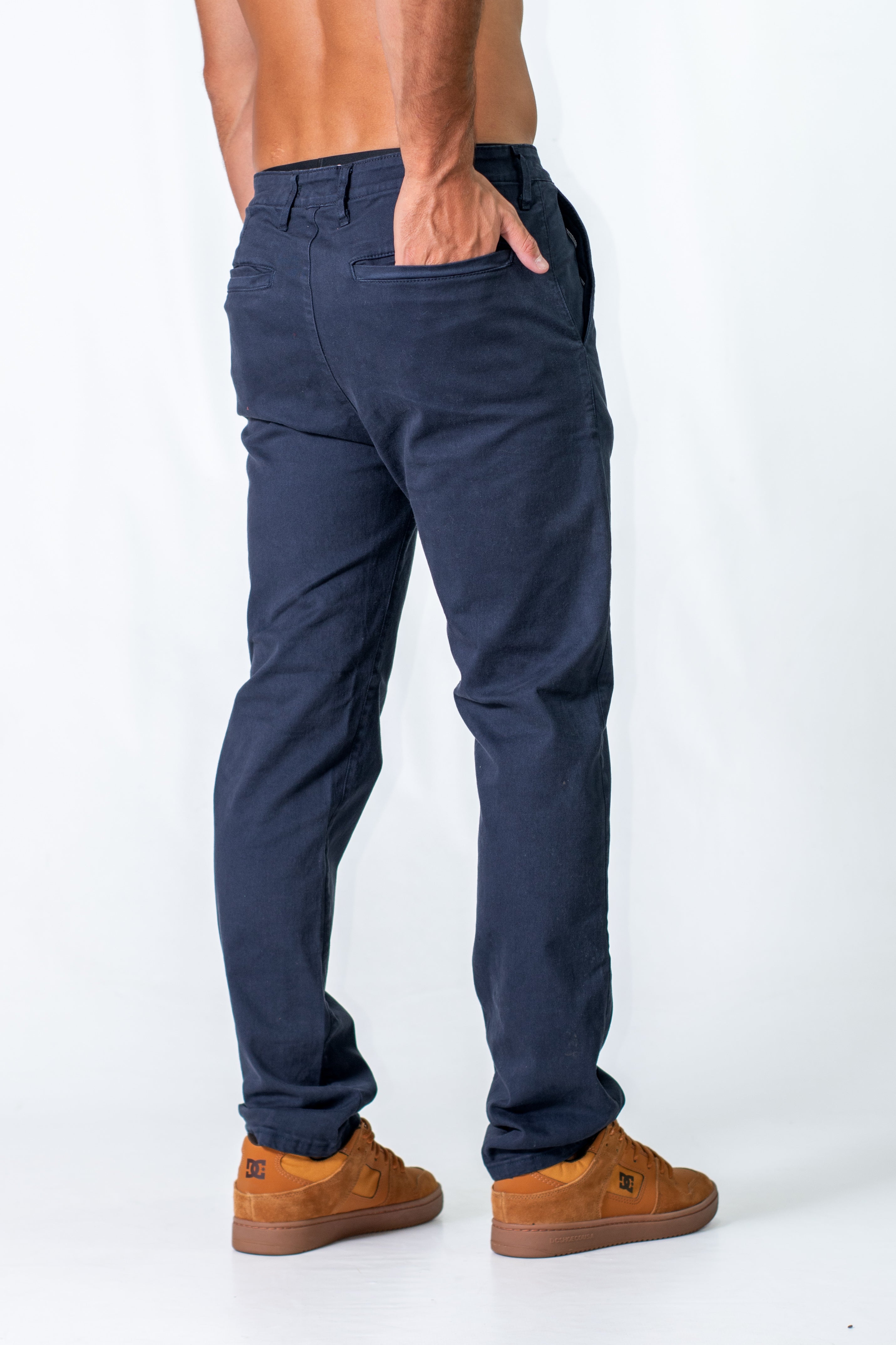 OCN Men's Cargo Pants - Durable & Comfortable Military Tactical Pants for Outdoor Work, Hiking & Casual Wear - Navy Blue