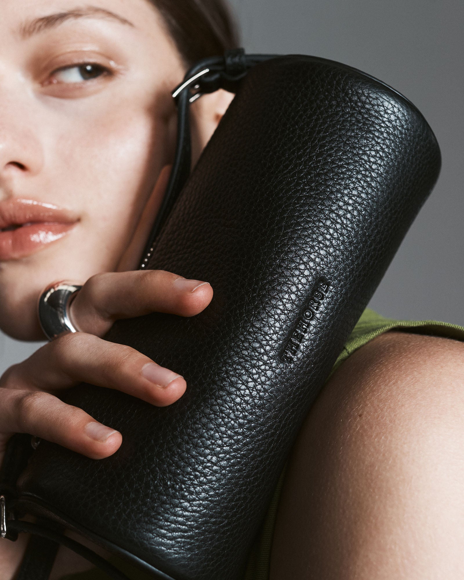 Romy Bag: Black Pebbled Leather Crossbody Purse for Women | Stylish & Durable Handbag for Work, Travel & Everyday Use