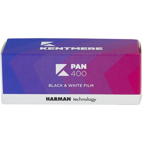 Kentmere Pan 400 ISO Black & White 120 Roll Film for Medium Format Cameras - Perfect for Street Photography, Landscape & Portrait Shooting
