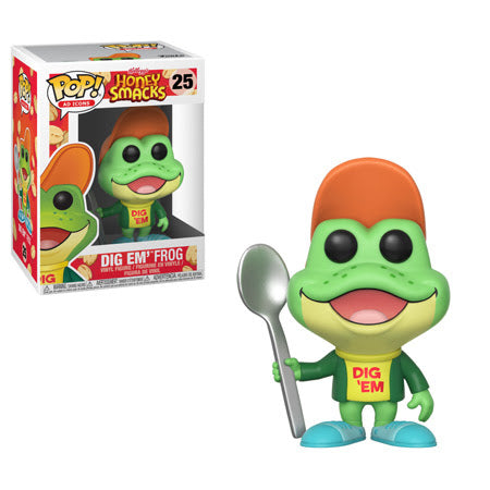 Dig Em' Frog Honey Smacks Pop! Vinyl Figure - Ad Icons Collectible [25] - Perfect for Pop Culture Fans, Collectors, and Home Decor