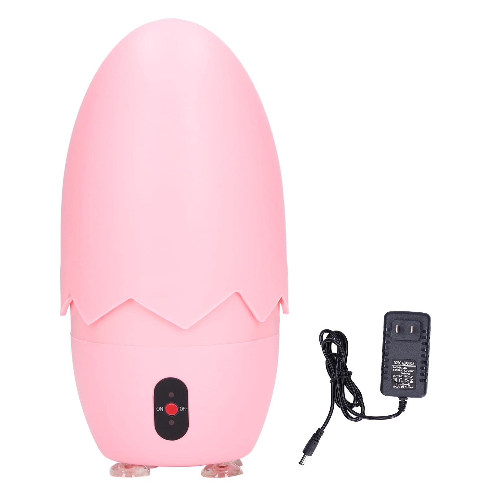 Portable Electric Egg Spinner - 50S Rotation Time, Compact Golden Egg Maker Machine with US Plug (100-240V) - Perfect for Easter Decorations, DIY Crafts, and Kids' Kitchen Fun (Pink)