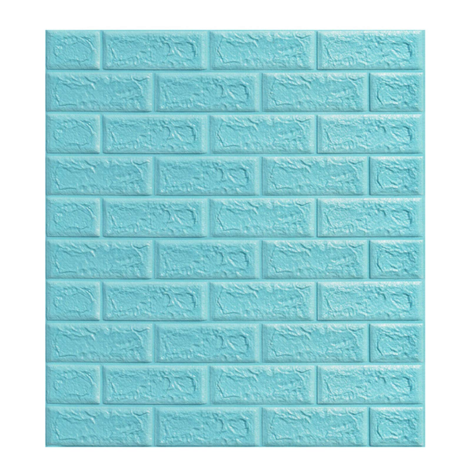 3D Brick Texture Self-Adhesive Wall Panels - Peel and Stick Wallpaper for Home Decor, Faux Brick Wall Tiles, Living Room & Bedroom Decorative Wall Stickers (10 Pack) - Perfect for Accent Walls, DIY Home Improvement, and Interior Design Projects