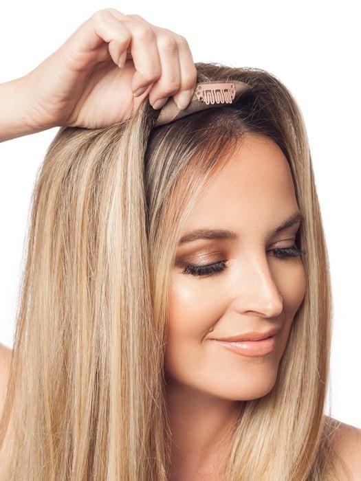 EasiPart HD 18 | HF Synthetic Hair Topper with Mono Top for Women - Perfect for Thinning Hair & Hair Loss Solutions | Everyday Wear & Special Occasions
