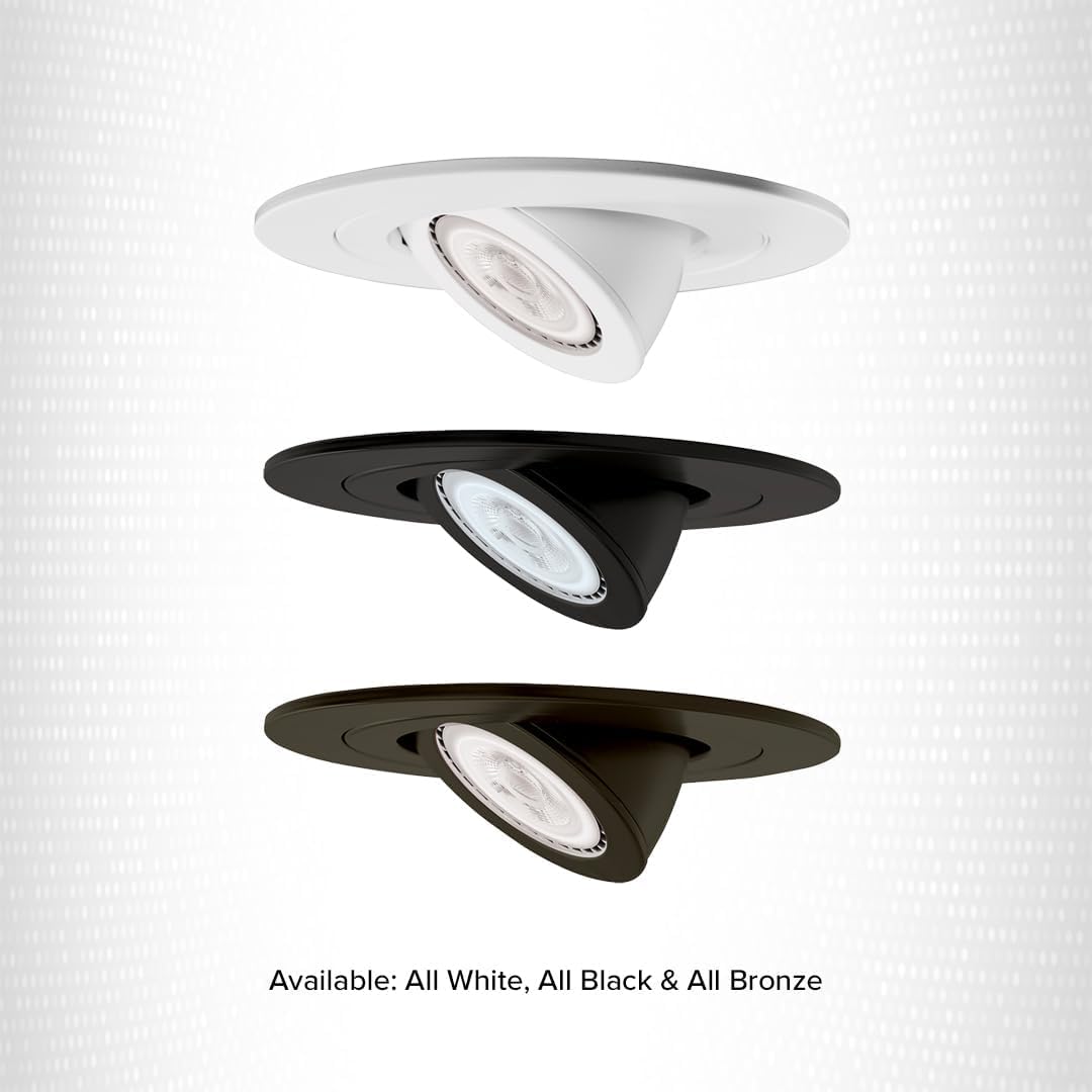 ELCO Lighting EL1488W 4 Inch HID Adjustable Spot Light Fixture - White for Indoor/Outdoor Commercial & Residential Lighting - Perfect for Accent Lighting, Landscape Illumination and Architectural Highlights