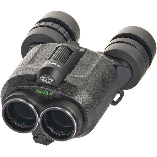 Fujinon 16x28 Techno Stabi Waterproof Image Stabilized Binoculars - High Power Zoom for Bird Watching, Hunting & Outdoor Adventures