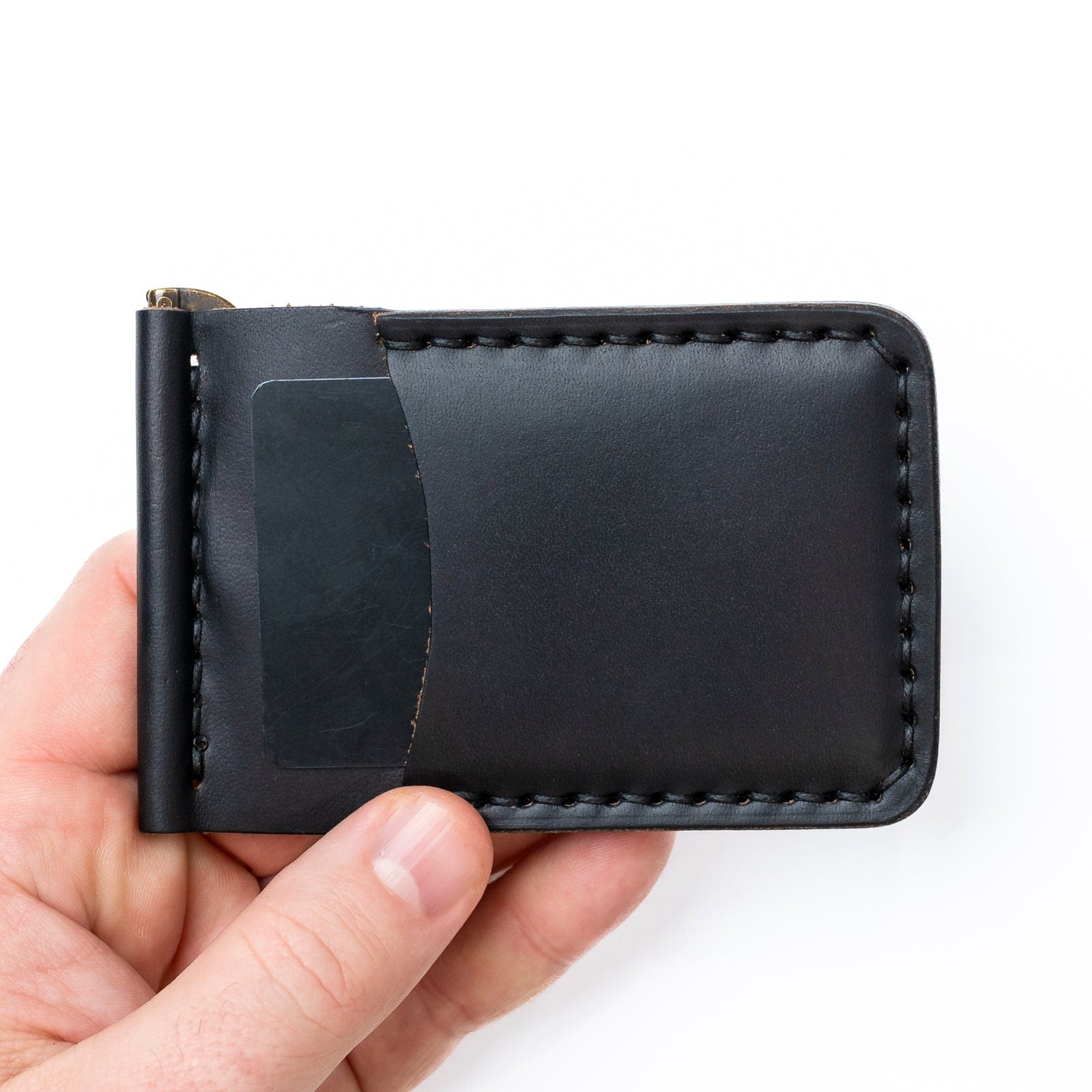 Genuine Leather Money Clip Wallet for Men - Slim RFID Blocking Bifold Wallet with Credit Card Slots - Perfect for Everyday Carry, Travel & Gifts