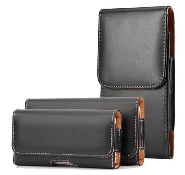 iPhone 13 Pro Leather Belt Clip Holster Case - Premium Phone Pouch with Secure Clip for Men & Women - Perfect for Hiking, Running, and Outdoor Activities