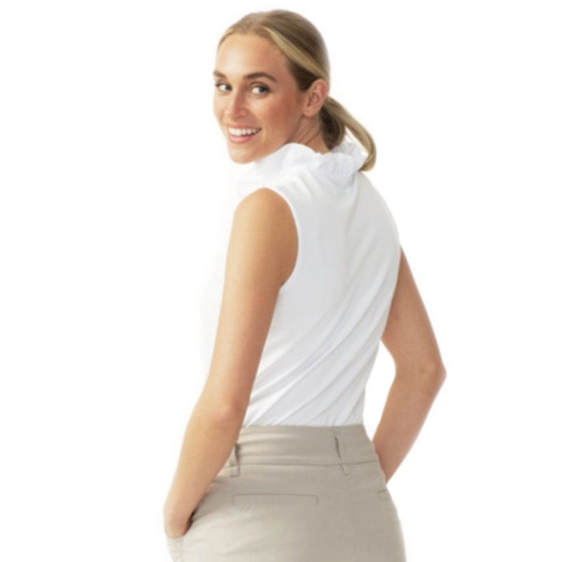 Patrice Women's Sleeveless Golf Polo Shirt - Breathable Moisture-Wicking Athletic Top for Golf, Tennis & Outdoor Sports