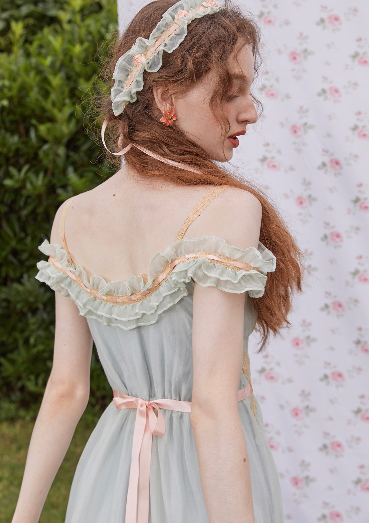 Garden of Oz Dress - Elegant Floral Summer Dress for Women | Perfect for Outdoor Weddings, Garden Parties & Date Nights