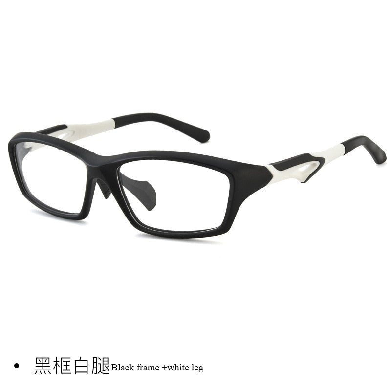 Bclear TR90 Square Full Rim Sport Eyeglasses for Men - Lightweight Durable Frame (Model ZT9233) - Perfect for Running, Cycling & Outdoor Activities