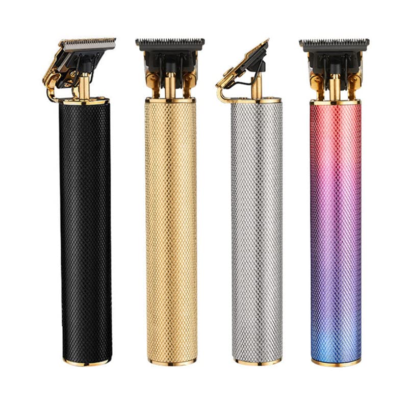 Professional Hair Clippers for Men - USB Rechargeable Electric Barber Clippers with Metal Body & Lithium Battery, Fast Charging Hair Cutting Machine (Silver) - Perfect for Home Haircuts, Salon Styling & Beard Trimming
