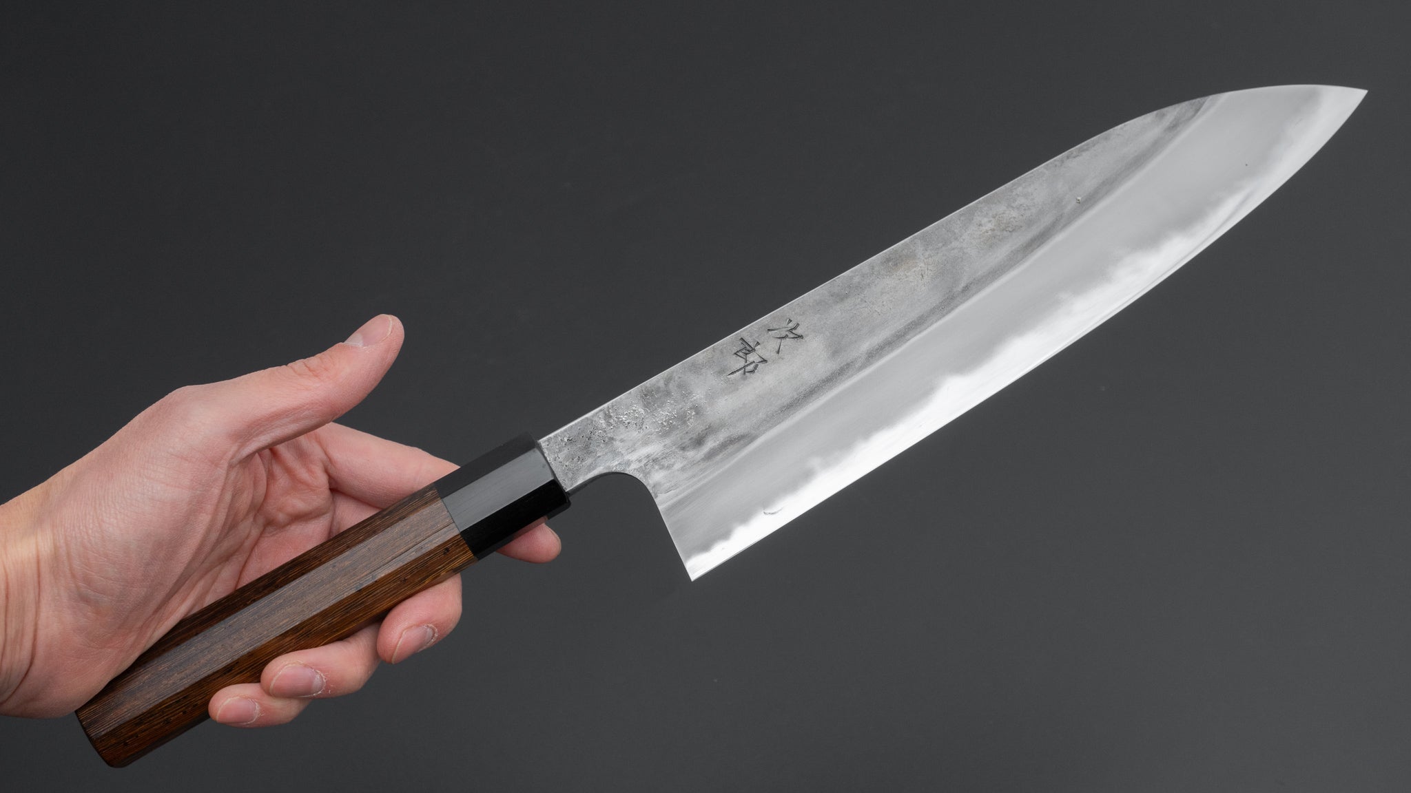 Jiro Tsuchime Wa Gyuto 240mm Japanese Chef Knife - Taihei Tagayasan Handle (#655) - Perfect for Sushi, Meat Cutting & Professional Kitchen Use