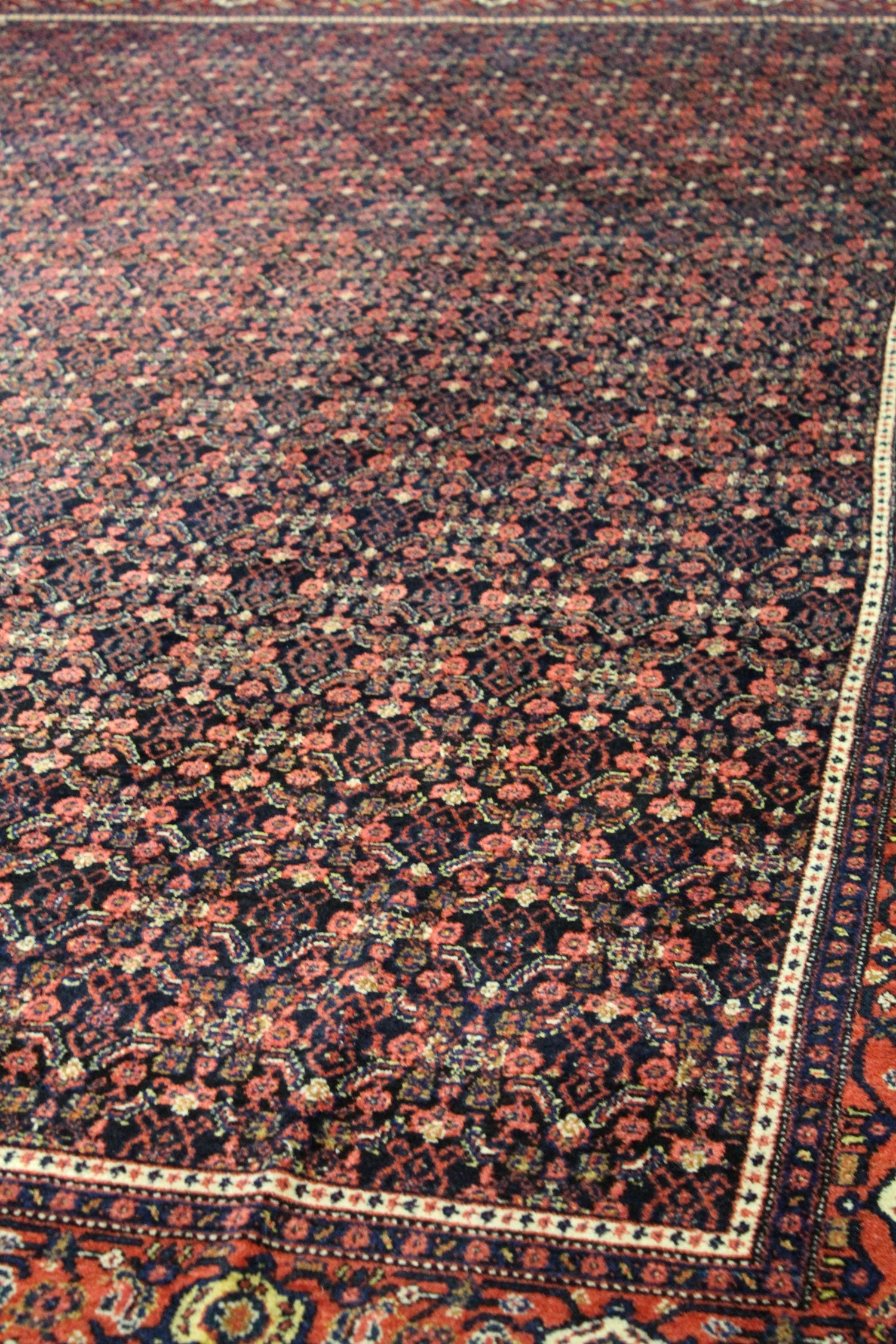 Vintage Antique Senneh Handwoven Tribal Rug - Traditional Persian Oriental Design - Perfect for Living Room, Bedroom & Home Decor - JF8496