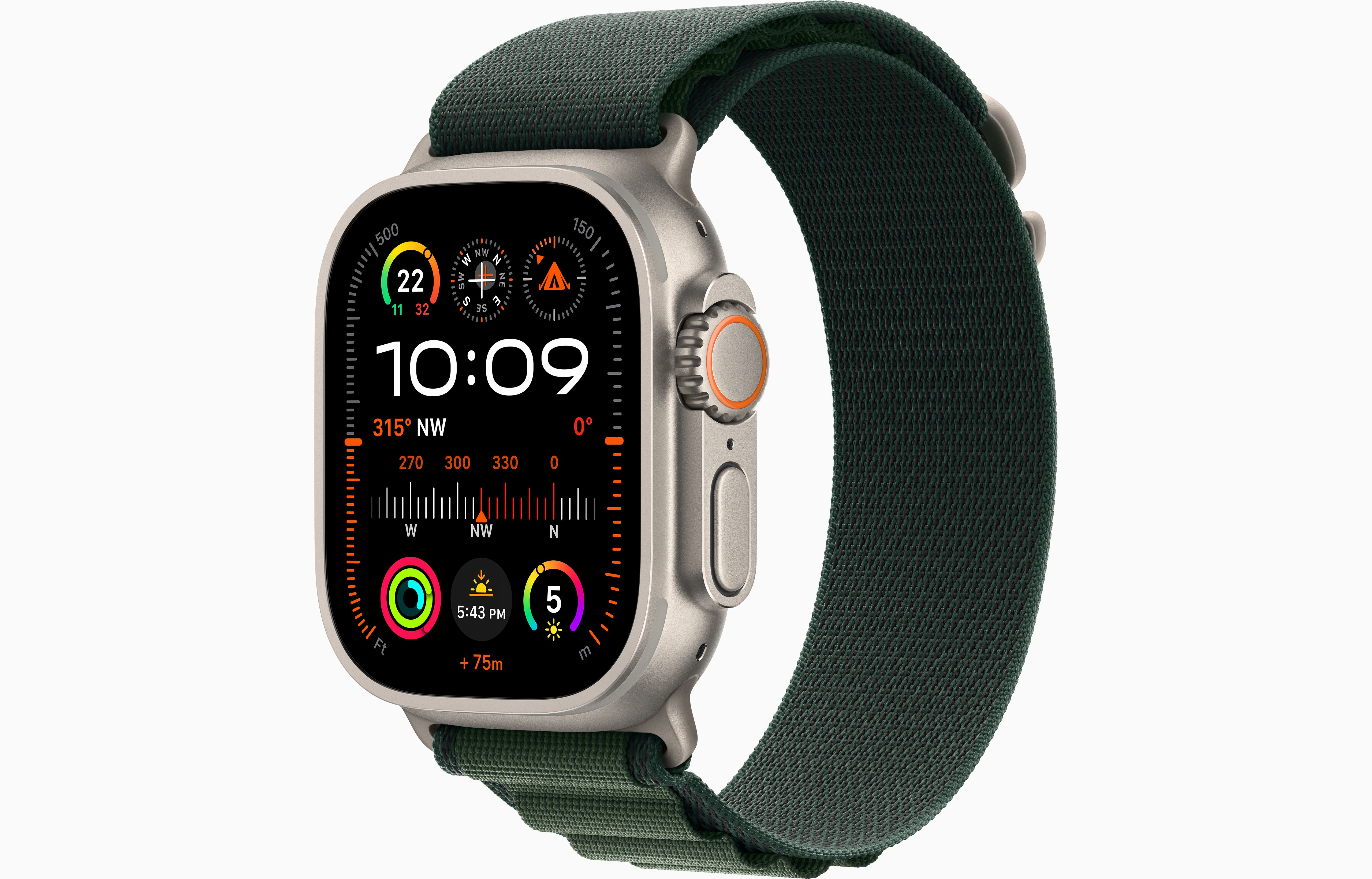 Apple Watch Ultra 2 - GPS + Cellular Smartwatch with Advanced Fitness Tracking & Heart Rate Monitor - Perfect for Outdoor Adventures, Workouts & Daily Wear