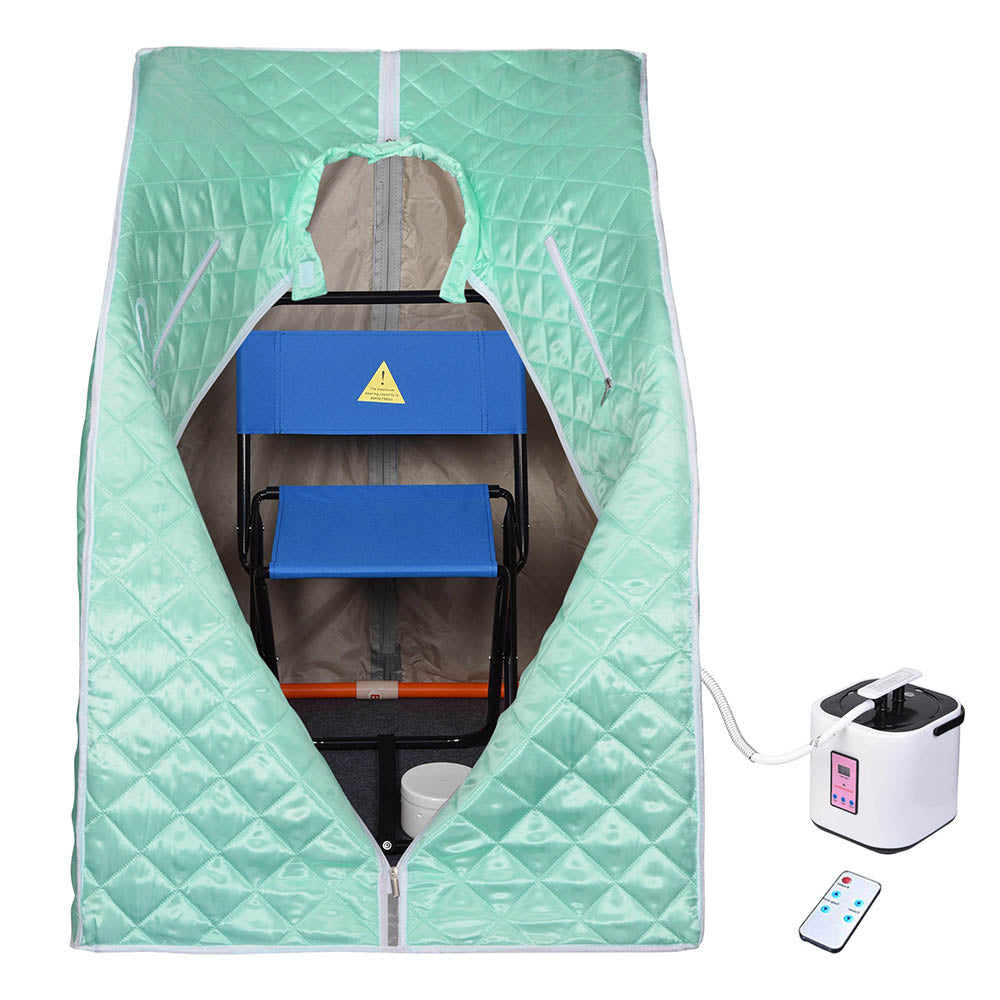 TheLAShop Portable Sauna Tent with Chair & Remote Control - 2L Steam Spa for Home Relaxation, Detox, and Weight Loss | Perfect for Personal Wellness & Stress Relief