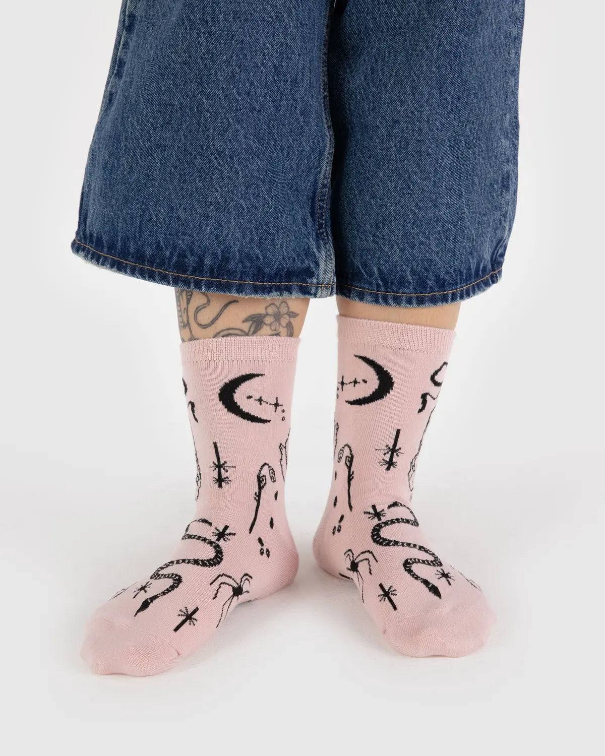 Ballet Icons Crew Socks - Comfortable Dance Socks for Ballet, Jazz & Everyday Wear - Perfect for Dance Class, Rehearsals & Casual Outfits