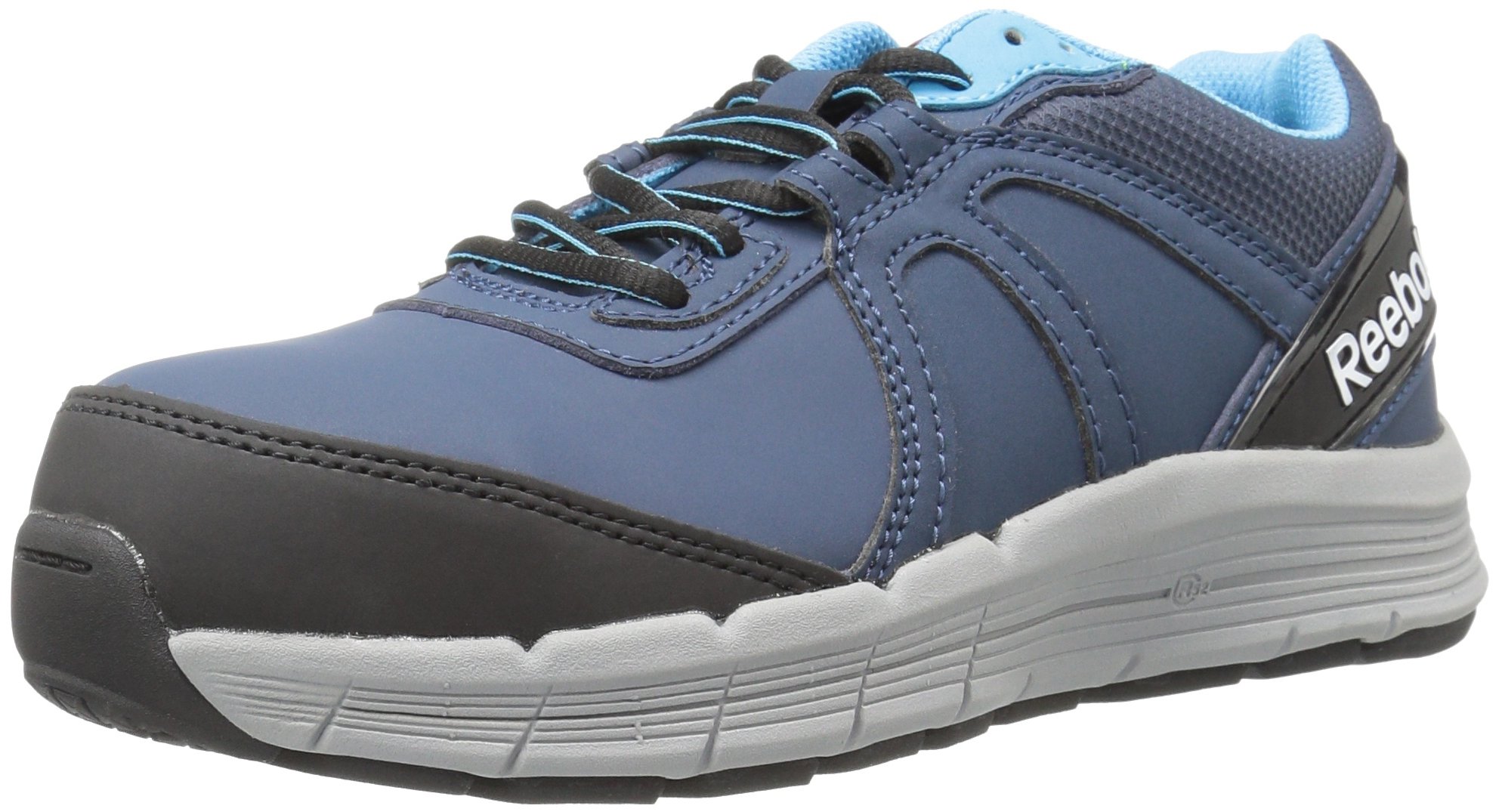 Reebok RB351 Men's Steel Toe Work Shoes - Black Safety Trainer for Construction & Industrial Work