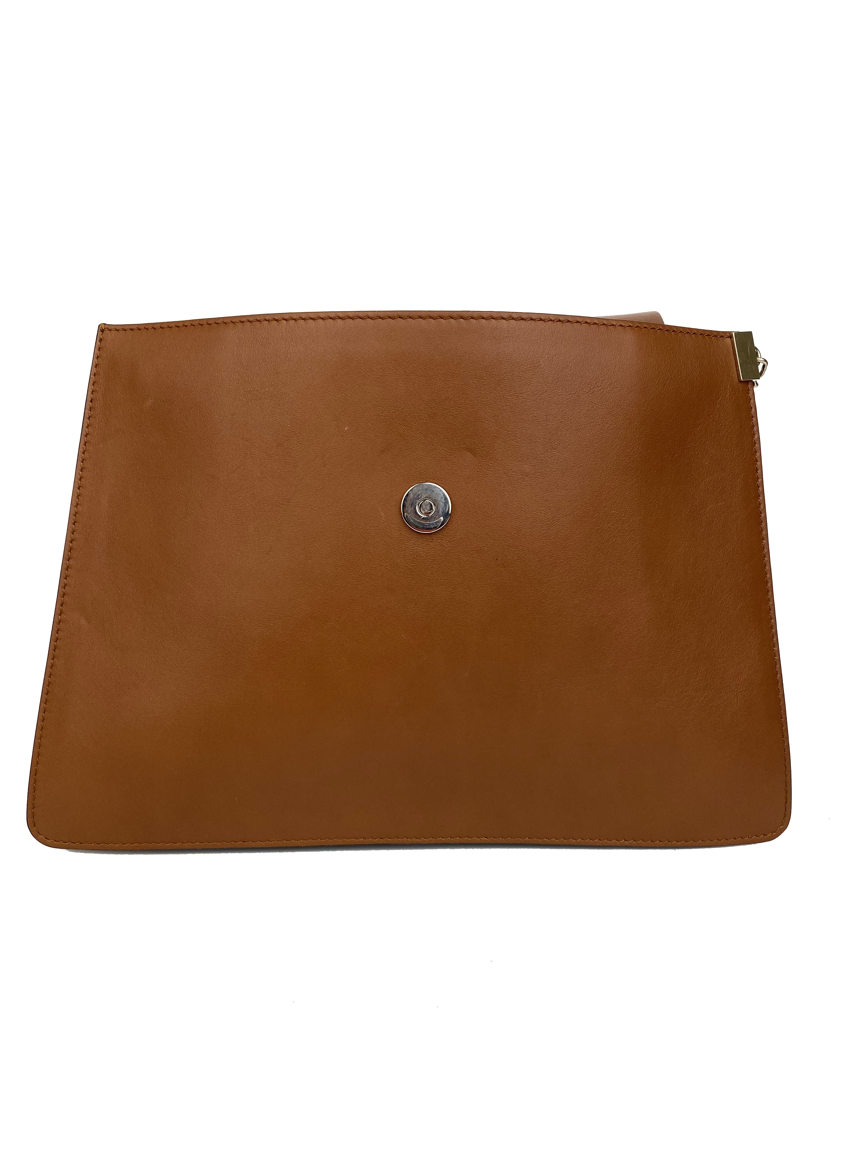 Chloe Faye Medium Shoulder Bag in Brown Leather - Perfect for Work, Travel & Everyday Use