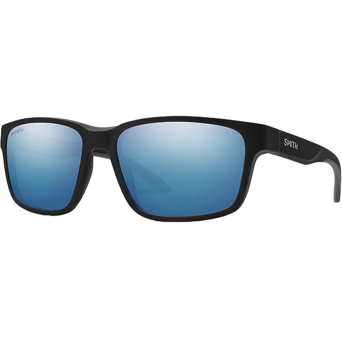 Matte Black/CP Polarized Blue Mirror