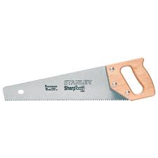 STANLEY 15 Inch SharpTooth Handsaw - Professional Woodworking & Pruning Tool for DIY Projects, Camping, and Outdoor Use