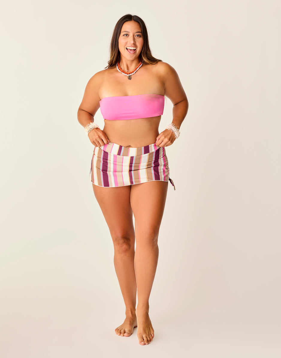 Hoku Swim Skirt for Women - High Waist Quick Dry Swimwear with Built-in Shorts | Perfect for Beach, Pool, Surfing & Water Sports