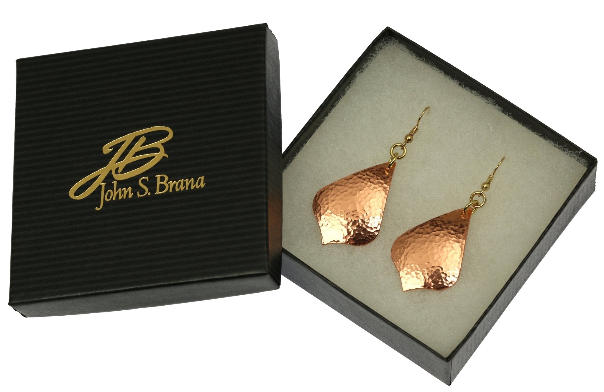Handmade Hammered Copper Arabesque Drop Earrings for Women - Boho Chic Dangle Jewelry - Perfect for Weddings, Parties & Everyday Wear