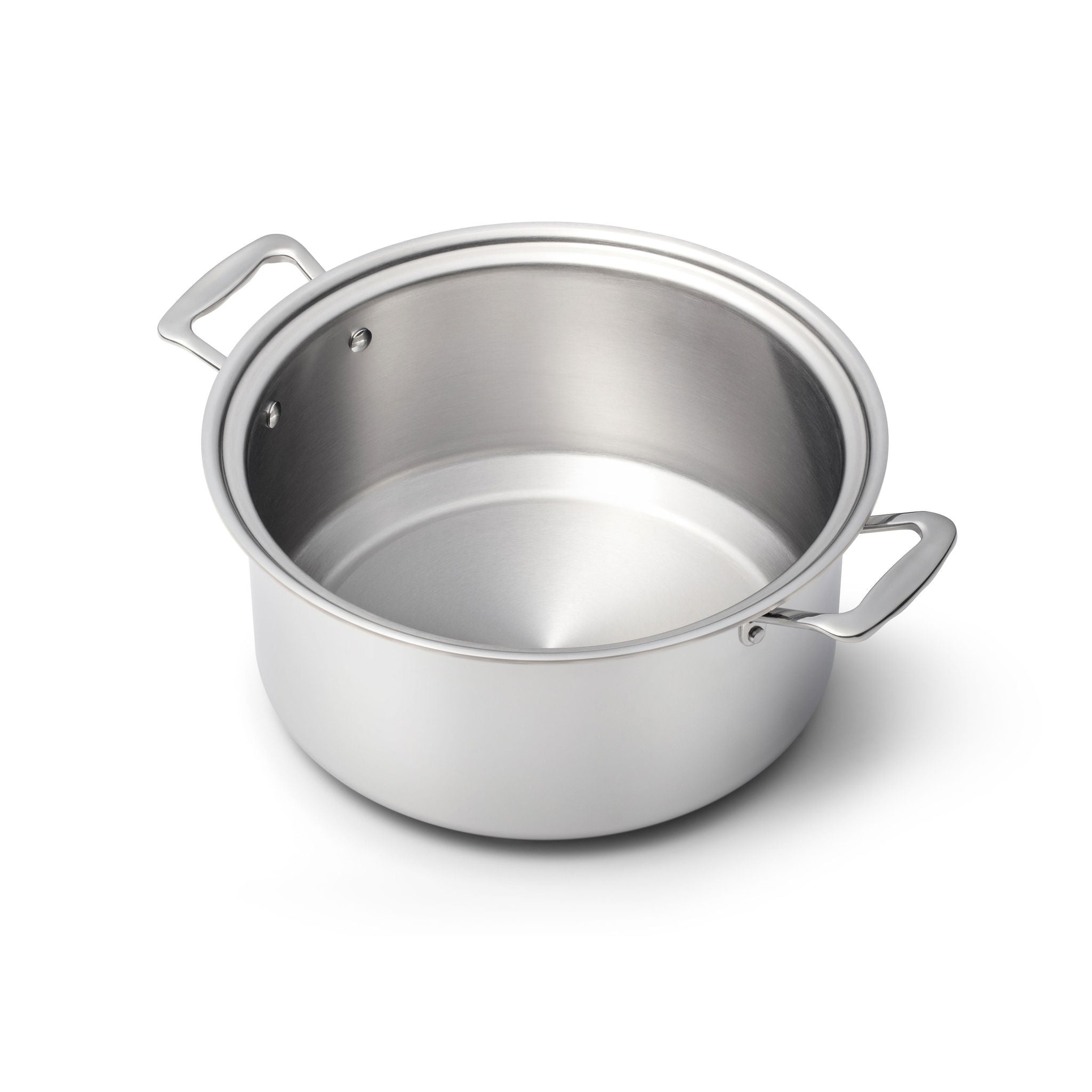 8 Quart Stainless Steel Stock Pot with Lid - Heavy Duty Cooking Pot for Soups, Stews, Pasta & Canning - Perfect for Home Kitchen & Commercial Use