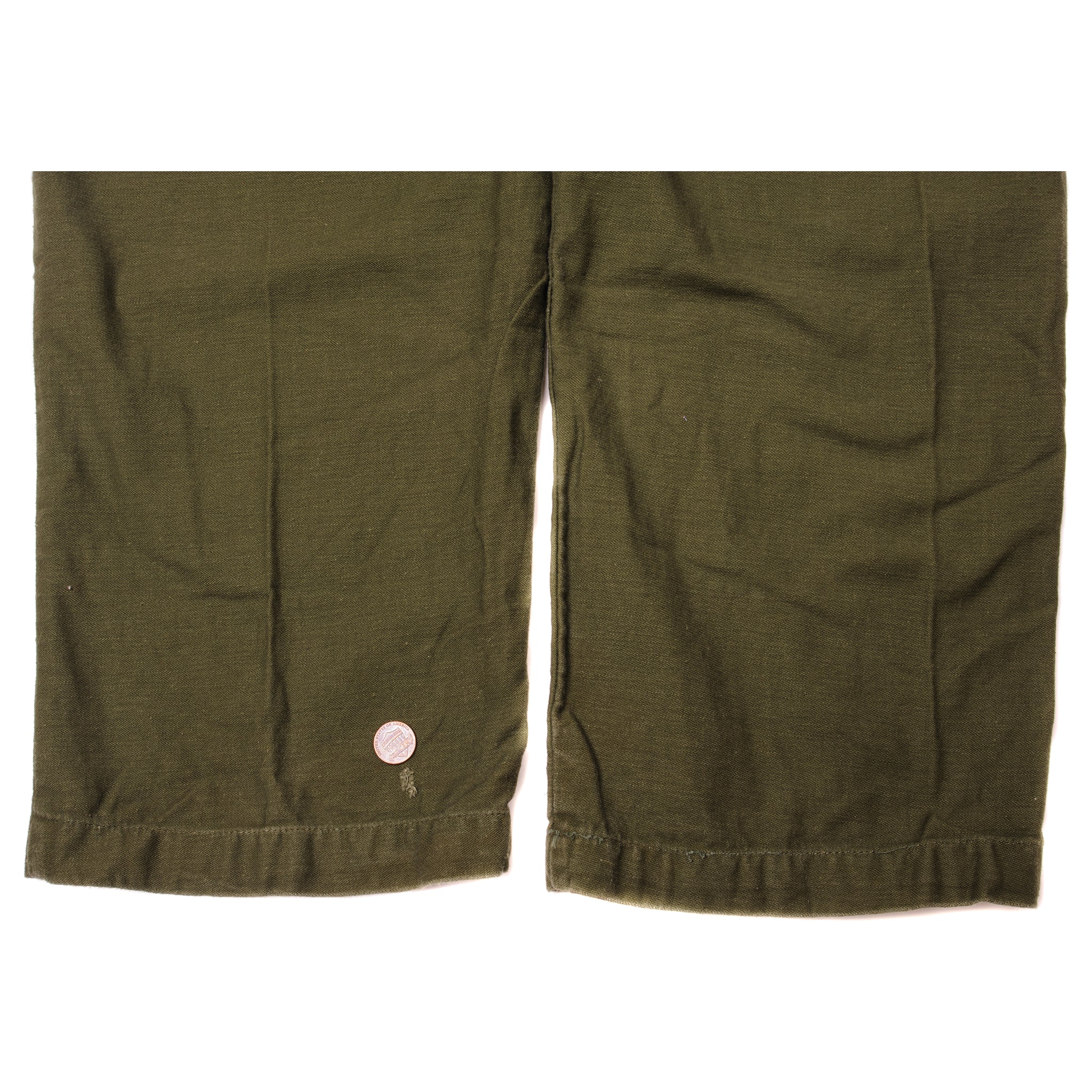Vintage US Army OG-107 Sateen Utility Pants - Vietnam War Era 1970s - Waist 28 Length 30 - Military Surplus Trousers for Reenactment & Outdoor Adventures