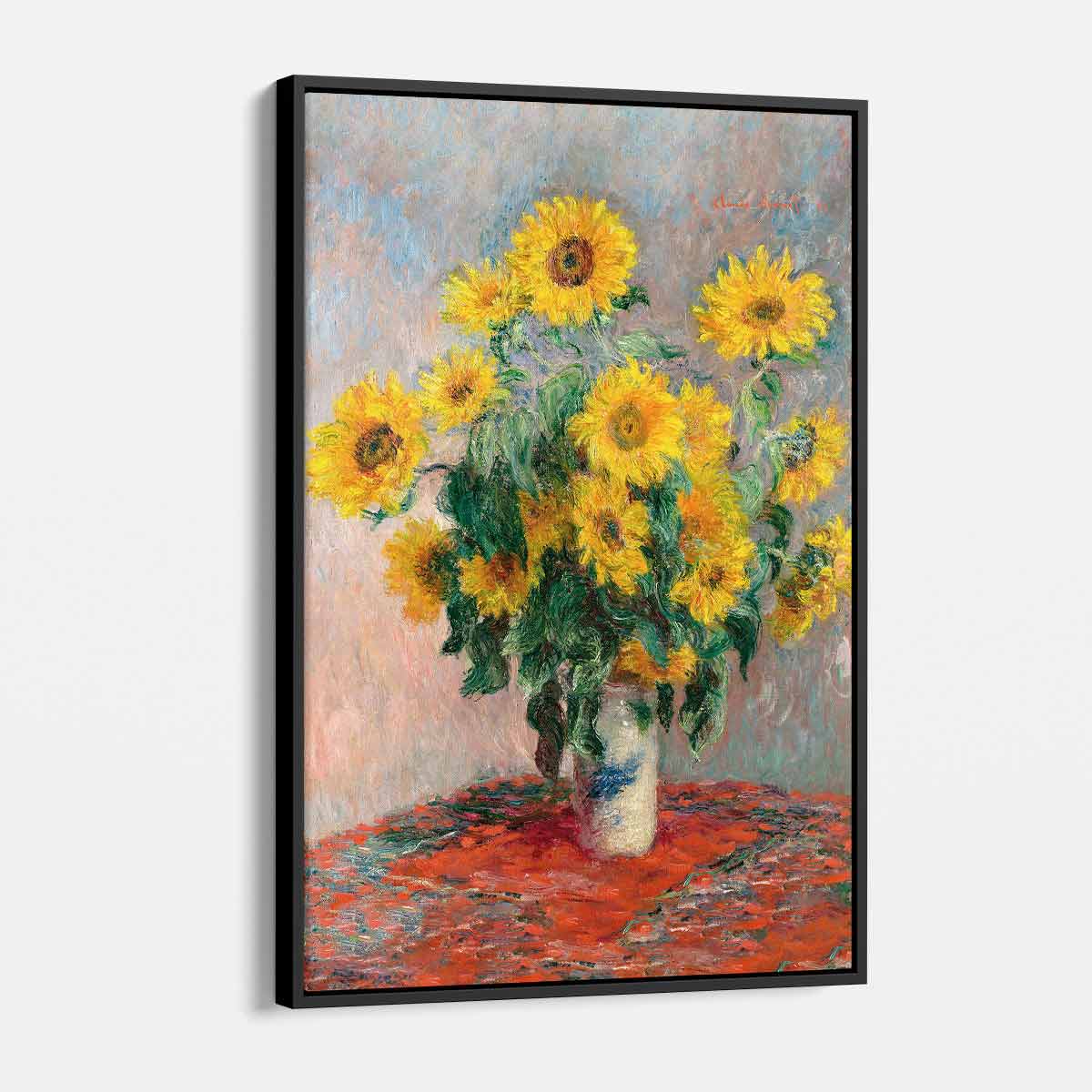 Yellow Sunflowers Wall Art Canvas Print - Vibrant Floral Home Decor for Living Room, Bedroom & Office - Perfect Gift for Housewarming & Birthday