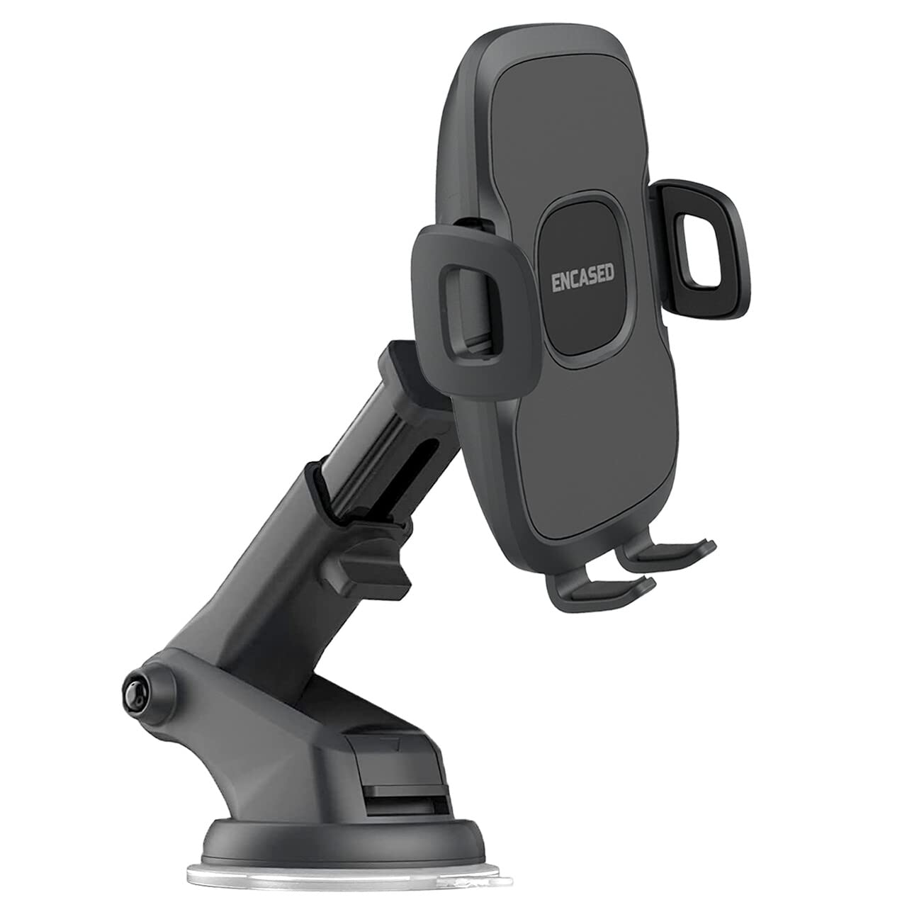 Encased [Updated V2] Universal Samsung Phone Holder - Car Mount for Galaxy S20/S21/S22/S23/S24/Plus/Ultra - Dashboard & Windshield Mount - Case Friendly Design (2024) - Perfect for Commuting, Road Trips & GPS Navigation