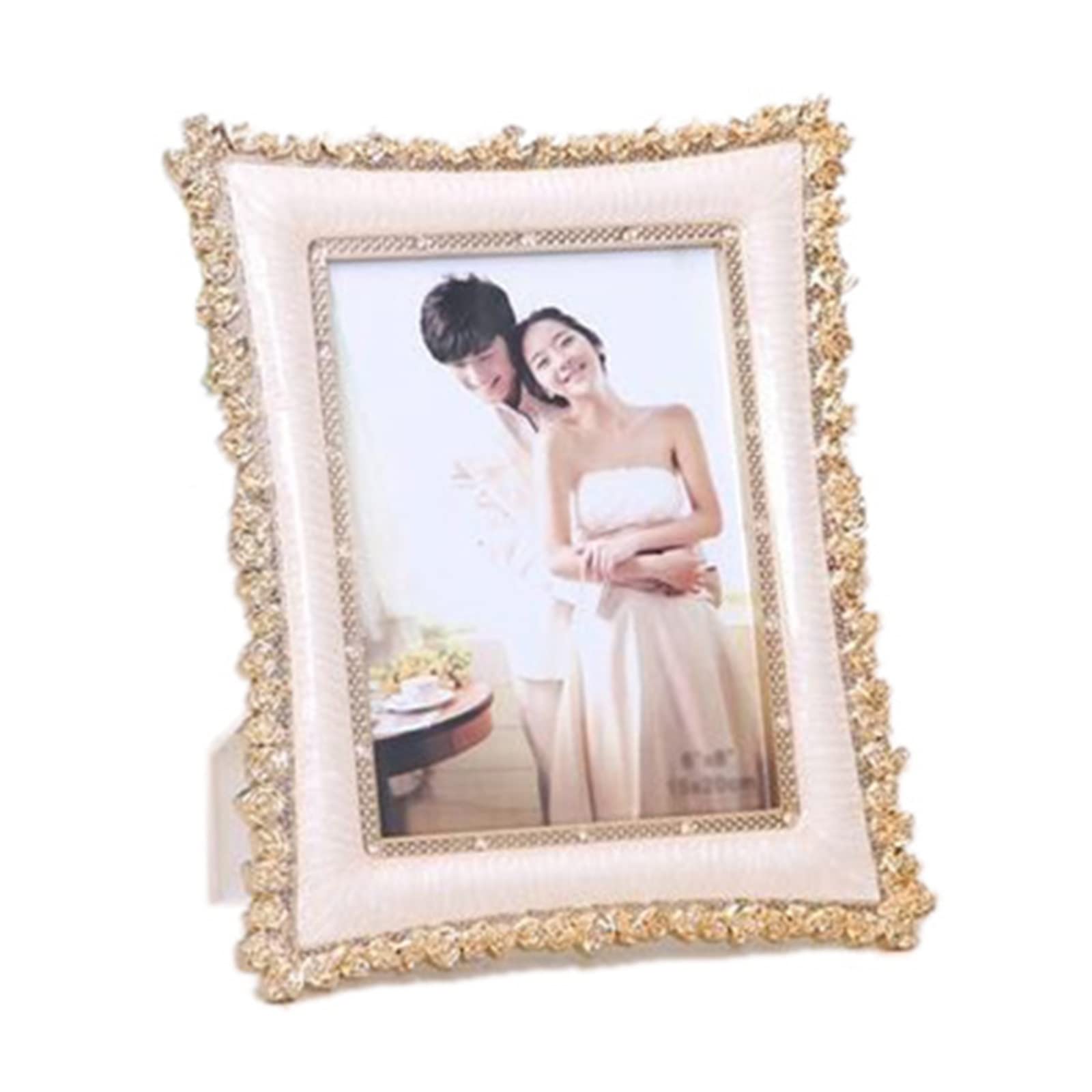 Elegant Resin Photo Frame - Fashionable Wedding & Home Decor, Perfect for Desk Display & Wall Decoration | Ideal for Gifts, Office Decor, and Living Room Accents