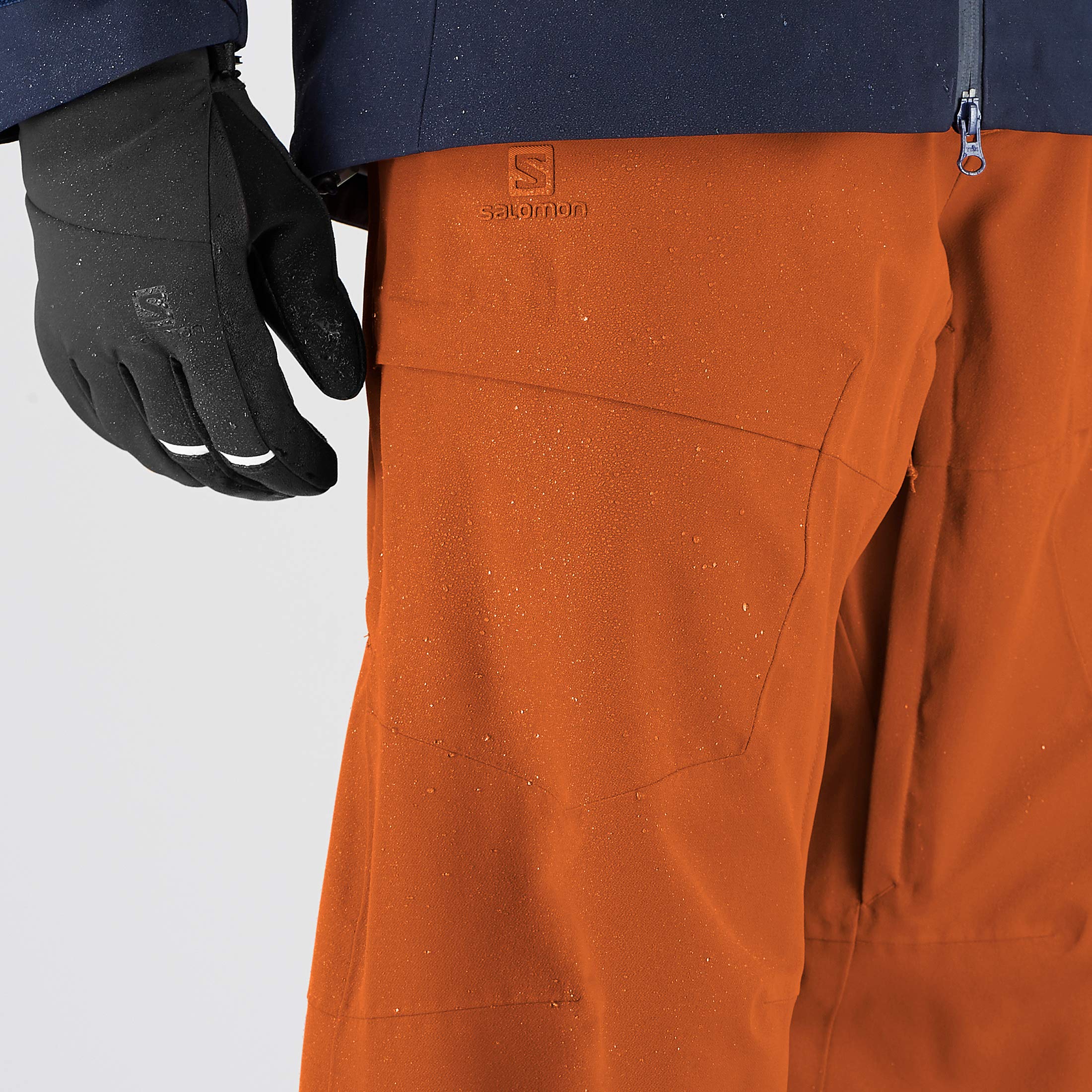Salomon Men's QST Guard Ski Pants - Waterproof, Windproof & Breathable for Winter Sports & Outdoor Adventures
