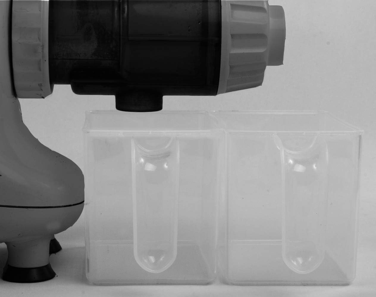 Omega 8006 Juicer Replacement Parts - 2-Piece Clear Plastic Pulp & Juice Collection Bowls for Easy Cleaning | Compatible with Omega 8006 Juicer | Perfect for Fresh Juice Extraction & Healthy Lifestyle